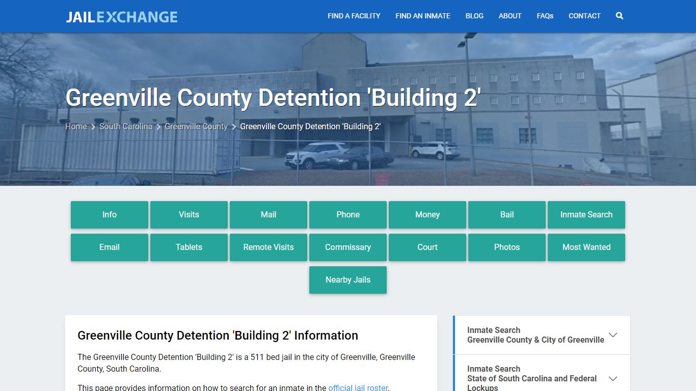 Greenville County Detention 'Building 2' - Jail Exchange